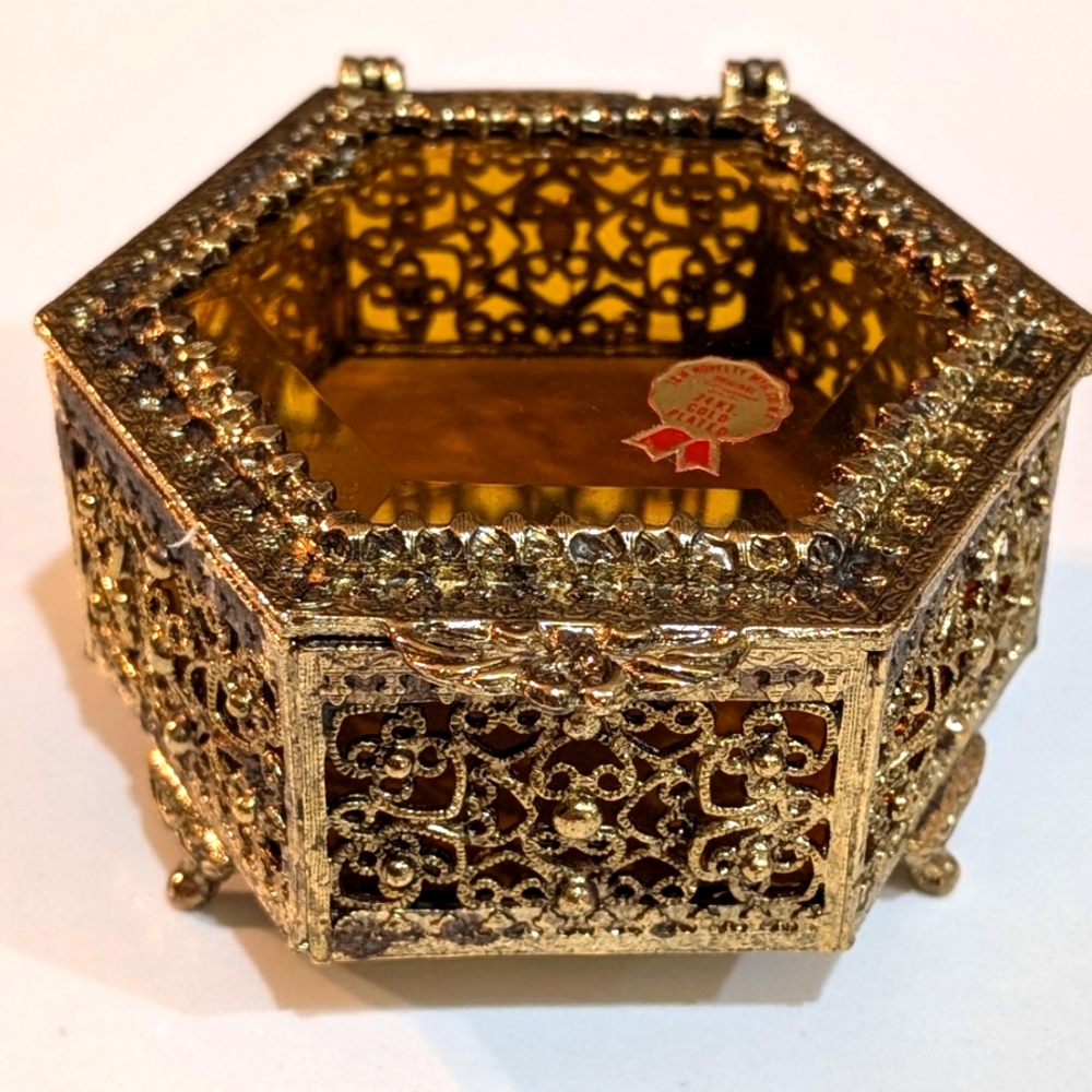 24K Gold Plated Jewelry Box